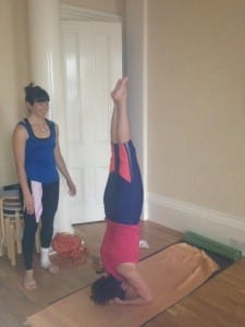 liz headstand