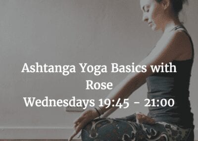 Yoga basics classes with Rose